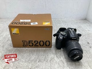 NIKON D5200 SLR CAMERA RRP - £339: LOCATION - E0