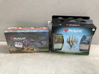 3 X ASSORTED BOXES OF MAGIC THE GATHERING PLAY BOOSTERS AND STARTER KITS: LOCATION - E3