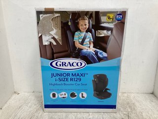 GRACO JUNIOR MAXI I - SIZE R129 HIGHBACK CHILDRENS BOOSTER CAR SEAT: LOCATION - H5