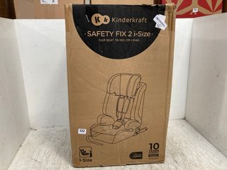 KINDERKRAFT SAFETY FIX 2 I - SIZE CHILDRENS CAR SEAT RRP - £99: LOCATION - H5