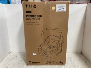 MAXI COSI PEBBLE 360 BABY CAR SEAT RRP - £209: LOCATION - H6