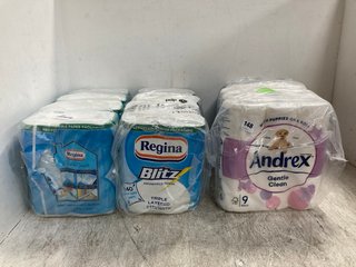 3 X ASSORTED PACKS OF KITCHEN AND TOILET ROLLS: LOCATION - H7