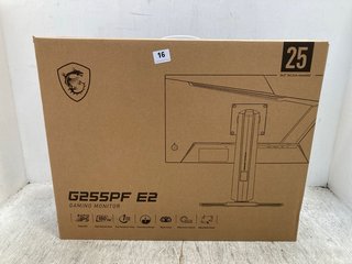 MSI G255PF E2 25'' GAMING MONITOR RRP - £159: LOCATION - E0