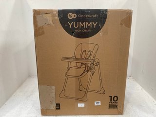 KINDERKRAFT YUMMY CHILDRENS HIGH CHAIR: LOCATION - H11