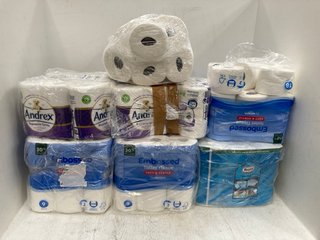 QTY OF ASSORTED TOILET ROLL MULTI PACKS: LOCATION - H11