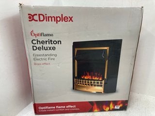 DIMPLEX CHERITON DELUXE FREE STANDING ELECTRIC FIRE: LOCATION - H11