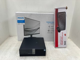 SFF COMPUTER BUNDLE - OFFICE , WIFI AND BLUETOOTH: LOCATION - H12