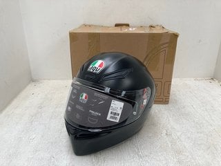 AGV K1 S PROTECTIVE MOTORCYCLE HELMET IN MATTE BLACK SIZE: M: LOCATION - H14