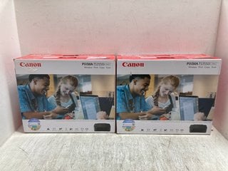 2 X CANON PIXMA TS3550I PRINTERS: LOCATION - H17