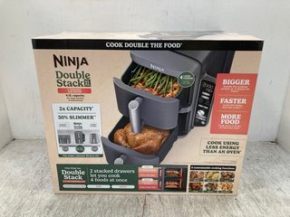 NINJA DOUBLE STACK XL 2 DRAWER VERTICAL AIR FRYER MODEL: SL400UK RRP - £229.99: LOCATION - E1