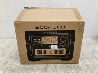 ECO FLOW RIVER 2 MAX PORTABLE POWER STATION RRP - £450: LOCATION - E0