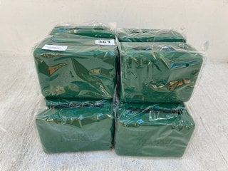 QTY OF THE RAW POCKET SILICONE BOXES IN GREEN: LOCATION - F3