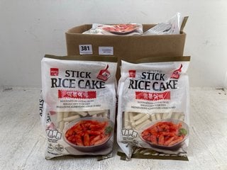 BOX OF WANG KOREAN STICKY RICE CAKE PACKS 600G BB: 01/25: LOCATION - F4