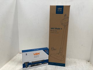 VAX BLADE 4 PET AND CAR CORDLESS VACUUM CLEANER TO INCLUDE VAX CORDLESS PRO KIT 2 COMBINED RRP - £280: LOCATION - F4