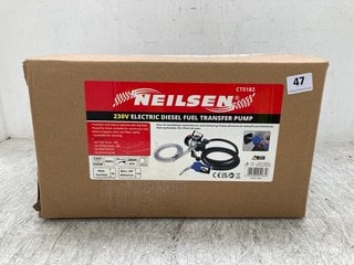 NEILSEN 230V ELECTRIC DIESEL FUEL TRANSFER PUMP RRP - £123: LOCATION - E1