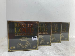 4 X REALLY LOUD LIBRARIANS BOARD GAMES: LOCATION - F10