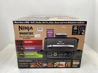 NINJA WOODFIRE ELECTRIC BBQ GRILL AND SMOKER RRP - £350: LOCATION - F10