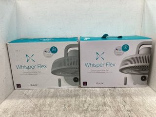 2 X DUUX WHISPER FLEX SMART PORTABLE FANS: LOCATION - F11