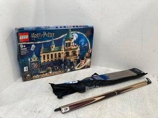 POWER PLAY WOODEN CRICKET BAT TO INCLUDE SET OF 2 MENTOR POWERGLIDE POOL CUES , LEGO HARRY POTTER HOGWARTS CHAMBER OF SECRETS BUILD KIT MODEL: 76389: LOCATION - F16