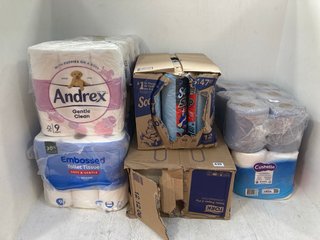 QTY OF ASSORTED HYGIENE AND CLEANING MULTIPACK ROLLS: LOCATION - F18