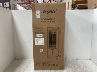 ICYAIR PORTABLE AIR COOLER MODEL: 703D: LOCATION - G0