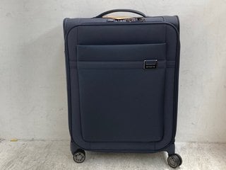 SAMSONITE SMALL SOFT SHELL TRAVEL SUITCASE IN BLACK: LOCATION - G1