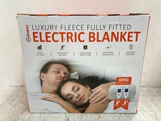 WARMER LUXURY FLEECE KING SIZE FULLY FITTED ELECTRIC BLANKET: LOCATION - G4