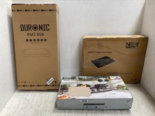 3 X ASSORTED ITEMS TO INCLUDE DAEWOO DOUBLE HOT PLATE: LOCATION - G5