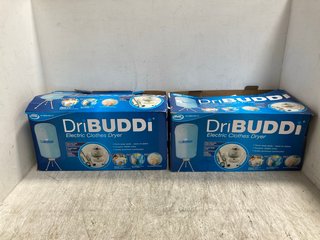 2 X DRI BUDDY ELECTRIC CLOTHES DRYER: LOCATION - G6