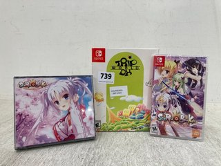 3 X ASSORTED GAMING ITEMS TO INCLUDE NINTENDO SWITCH SENREN BANKA A THOUSAND COLOURS OF LOVE CONSOLE GAME (PEGI 17+): LOCATION - G7