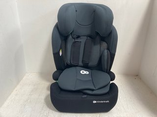 KINDERKRAFT HIGH BACK CHILDREN'S CAR SEAT IN BLACK: LOCATION - H2