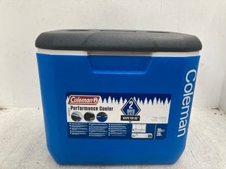 COLEMAN PERFORMANCE COOLER IN BLUE: LOCATION - G12