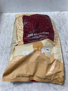 THE BEGINNING - LARGE BREED DRIED DOG FOOD PACK 10KG: LOCATION - G15