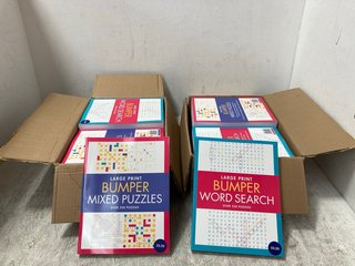 2 X BOXES OF MIXED PUZZLE BOOKS: LOCATION - G16