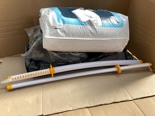 QTY OF ASSORTED ITEMS TO INCLUDE SILENT NIGHT AIR FLOW SINGLE SIZE MATTRESS TOPPER: LOCATION - E16