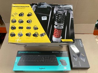 3 X ASSORTED GAMING ITEMS TO INCLUDE LOGITECH ADVANCED MK545 KEYBOARD COMBO: LOCATION - E14