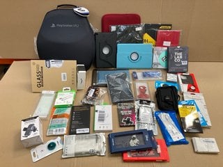 QTY OF ASSORTED ITEMS TO INCLUDE PLAYSTATION STORAGE CASE , ION8 LID SEALS: LOCATION - E14