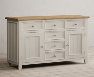 WEYMOUTH/HEMSBY SOFT WHITE LARGE SIDEBOARD - RRP £549: LOCATION - C2