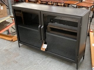 NKUKU TAKUA IRON SIDEBOARD IN DARK GREY - RRP £895: LOCATION - B8