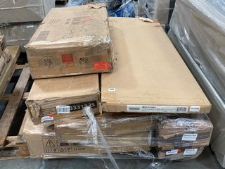 PALLET OF ASSORTED INCOMPLETE FLAT PACK FURNITURE COMPONENTS: LOCATION - D7