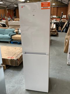 INDESIT TALL FRIDGE FREEZER IN WHITE : MODEL IBNF55182WUK - RRP £389: LOCATION - D7