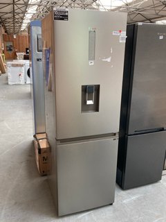 HAIER TALL FRIDGE FREEZER IN SILVER : MODEL HDPW5618DWPK - RRP £599: LOCATION - D7