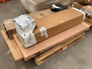 PALLET OF ASSORTED INCOMPLETE FLAT PACK FURNITURE COMPONENTS: LOCATION - D7