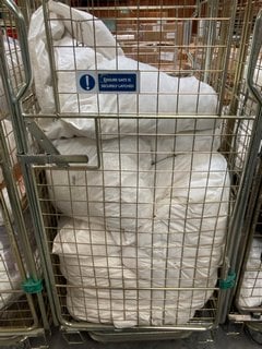 CAGE OF ASSORTED JOHN LEWIS & PARTNERS BEDDING ITEMS NATURAL COLLECTION DUCK FEATHER AND DOWN DOUBLE DUVET (CAGE NOT INCLUDED): LOCATION - B4