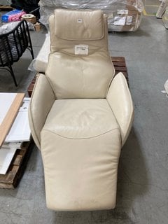 JOHN LEWIS & PARTNERS REPOSE POWER RECLINER ARMCHAIR IN STONE - RRP £1398: LOCATION - A5