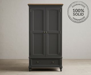 FRANCIS/PHILIPPE CHARCOAL DOUBLE WARDROBE - RRP £849: LOCATION - C3