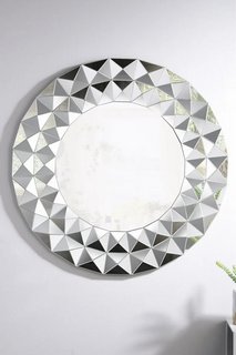 LUNA MEDIUM ROUND MIRROR (U1) - RRP £104.99: LOCATION - A5