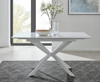 LIRA EXTENDING TABLE IN WHITE: LOCATION - A5