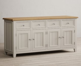 WEYMOUTH/HEMSBY SOFT WHITE EXTRA LARGE SIDEBOARD - RRP £679: LOCATION - C4