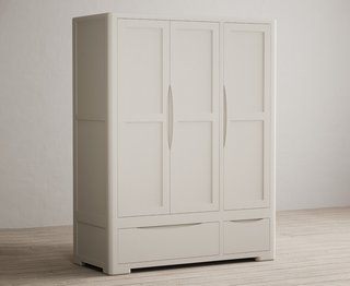 HARPER/DEREHAM SOFT WHITE TRIPLE WARDROBE - RRP £979: LOCATION - D7